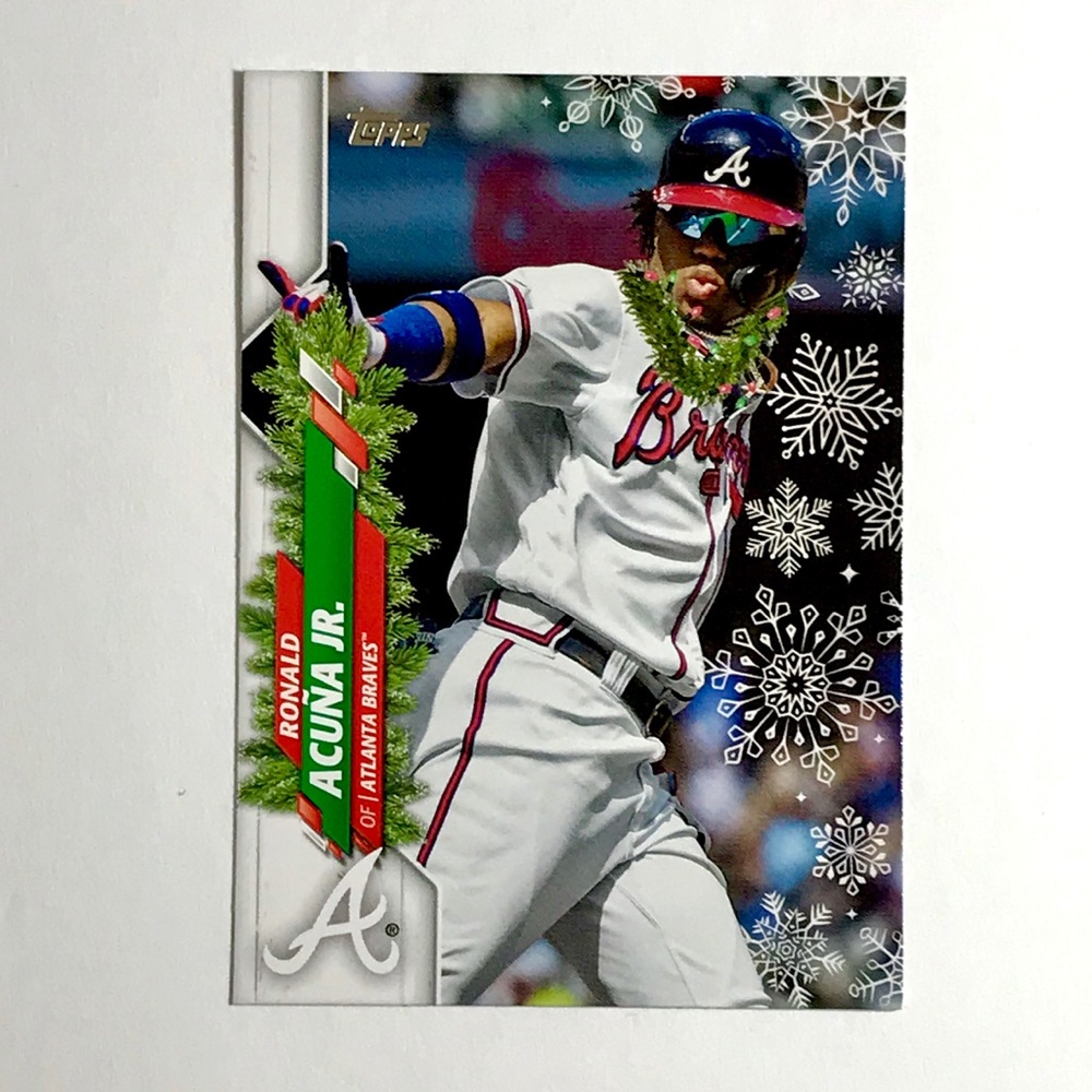 Ronald Acuna Jr Topps MLB Baseball Card Panini
